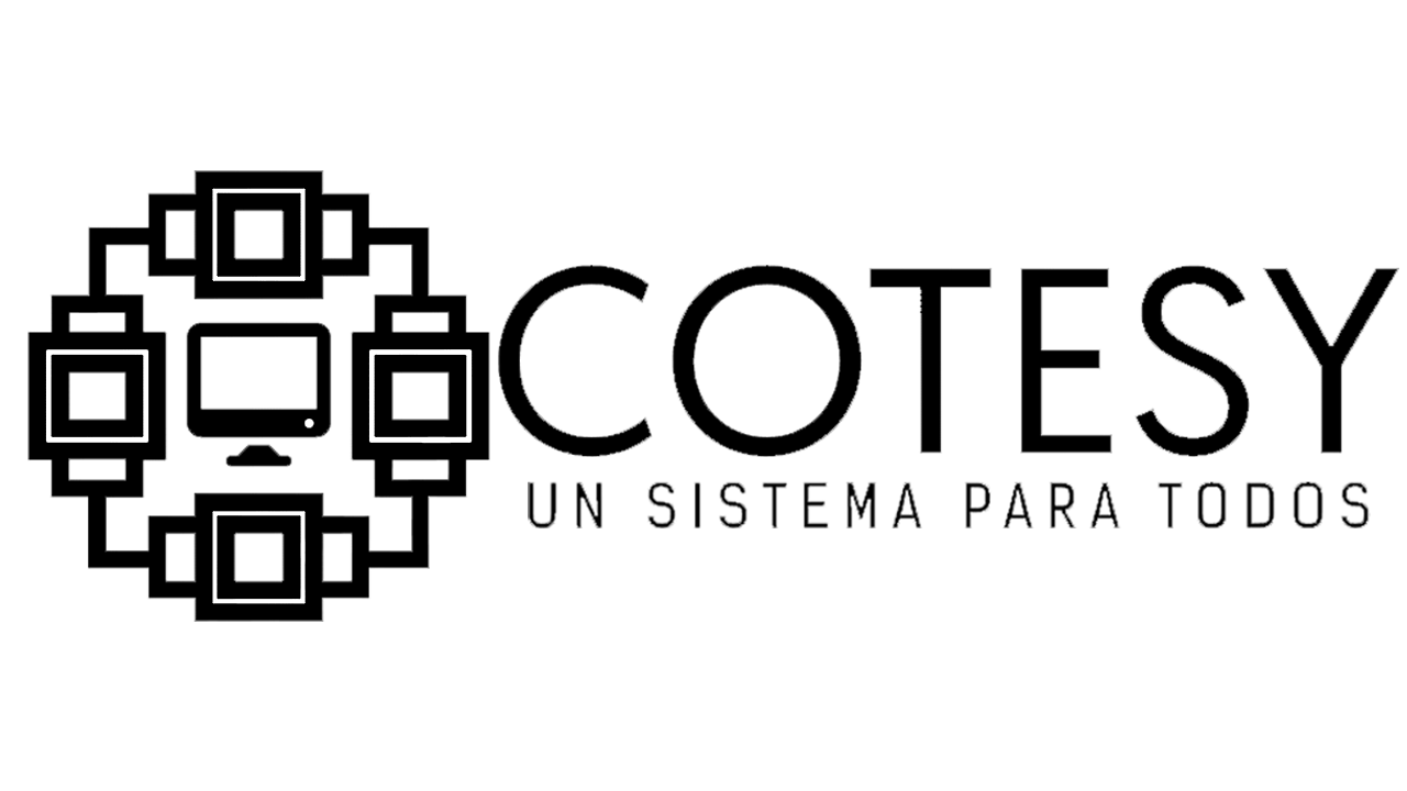 COTESY - Logotipo a Blanco y Negro Horizontal